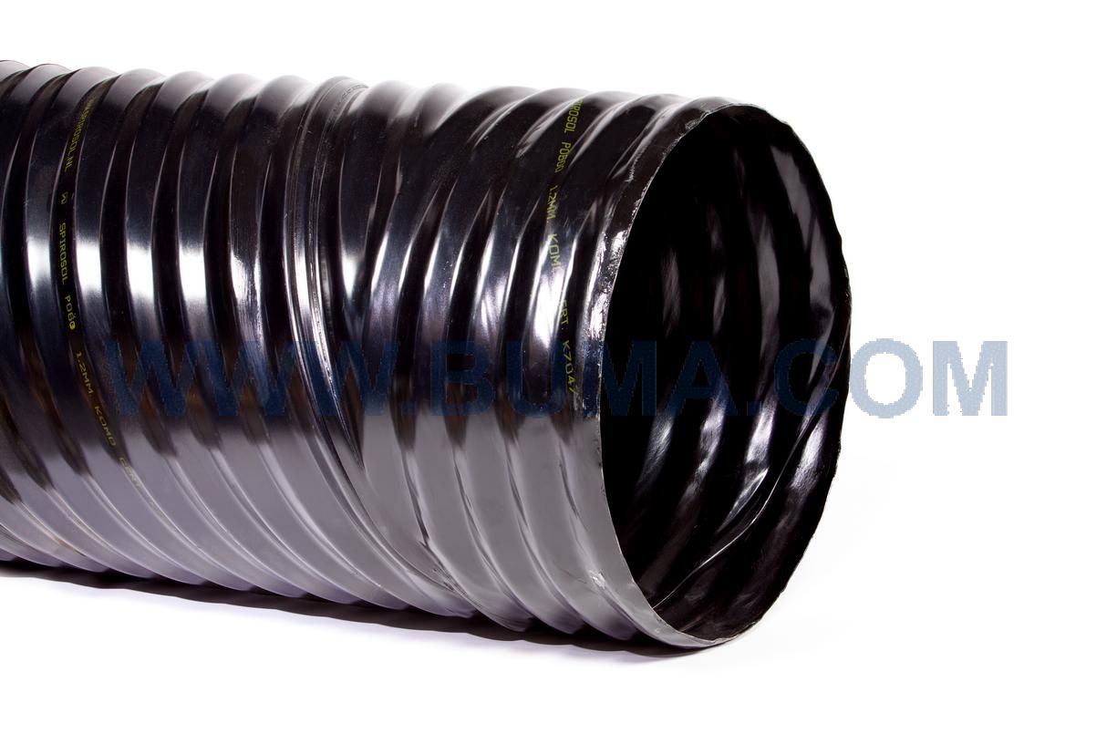 Spirosolbuis 900 x 1.25 mm - 6 meter Plastisol