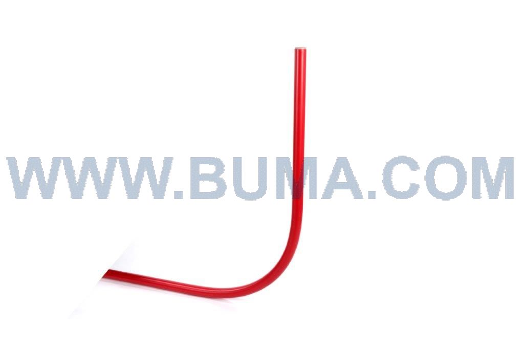 PVC invoerbocht 50 - 1500 mm R=500 (rood)
