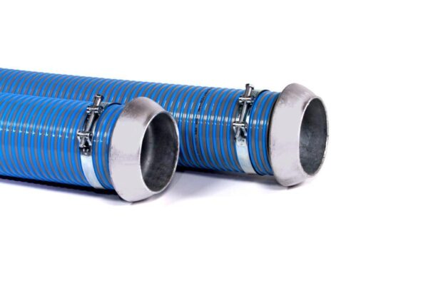 Blauwe zuigslangset 6" - 5 meter compl. VV (K)