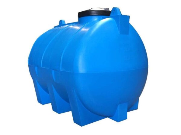 Kunststof tank 3 m³ horizontaal (bovengronds)
