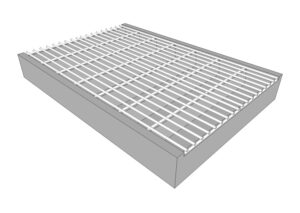 Veerooster 1600 x 2500 x 450 mm (incl. rooster)