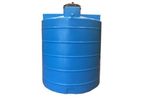 Kunststof tank 1 m³ verticaal (bovengronds)