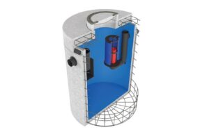 Olie benzine afscheider 8 liter 5250 (coalescentiefilter) D400