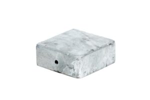 Paalmuts vierkant 100 x 100 mm