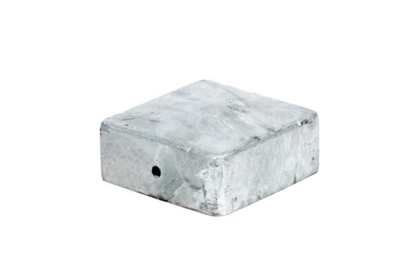 Paalmuts vierkant 200 x 200 mm