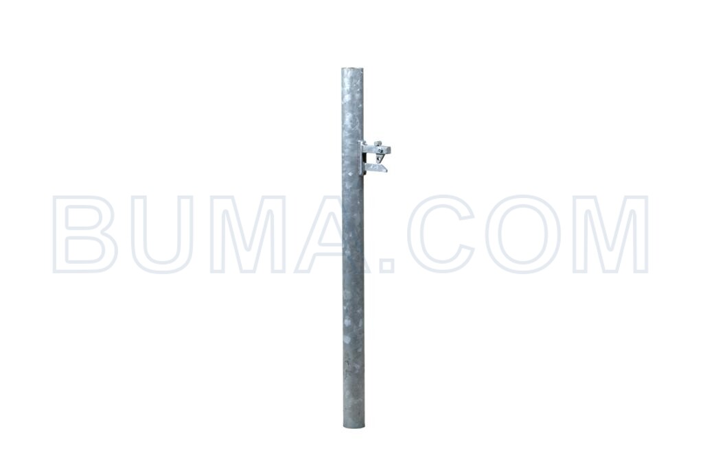 Paal 200 cm patentsluiting (incl. sluitdop)